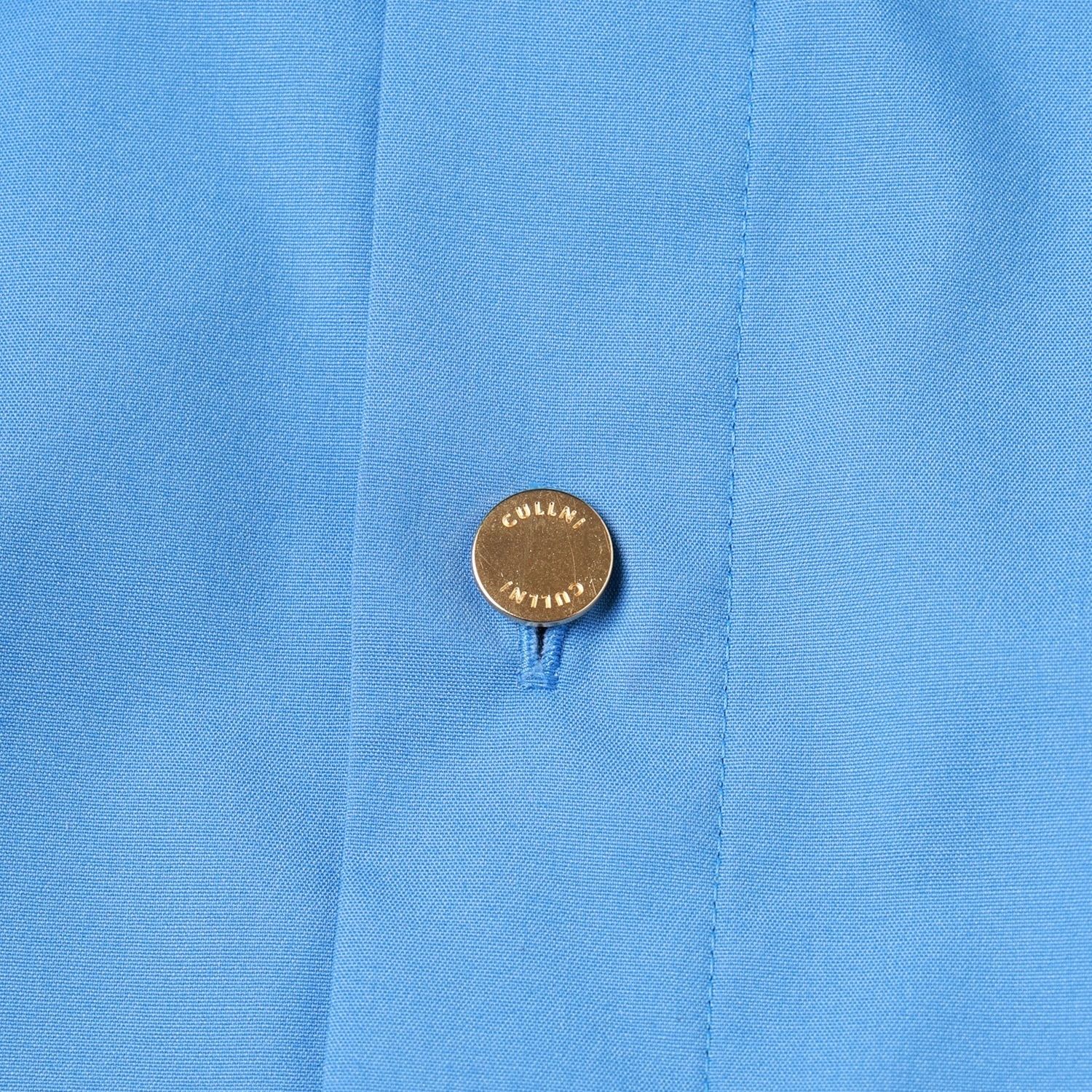 【残り一点】High Count Broad Front Fly Embroidery Patch Shirt