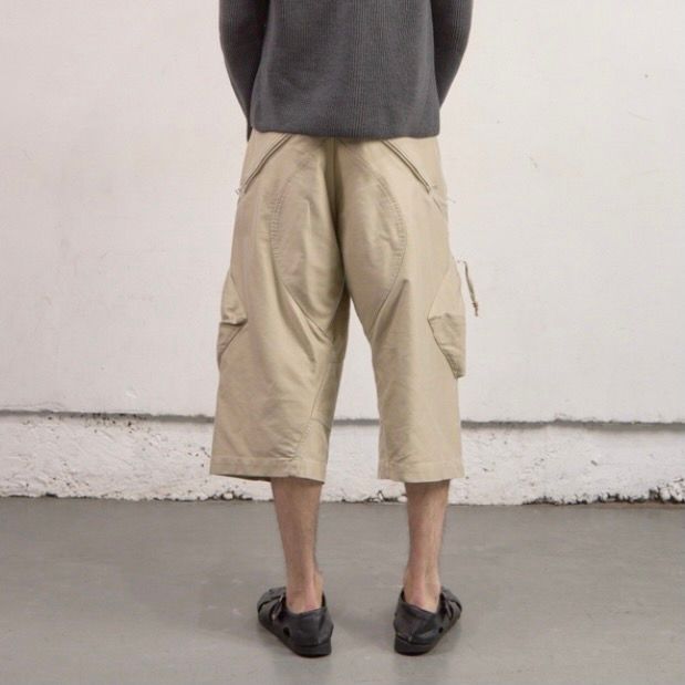 【残り一点】3D Twisted Parachute Cargo Shorts