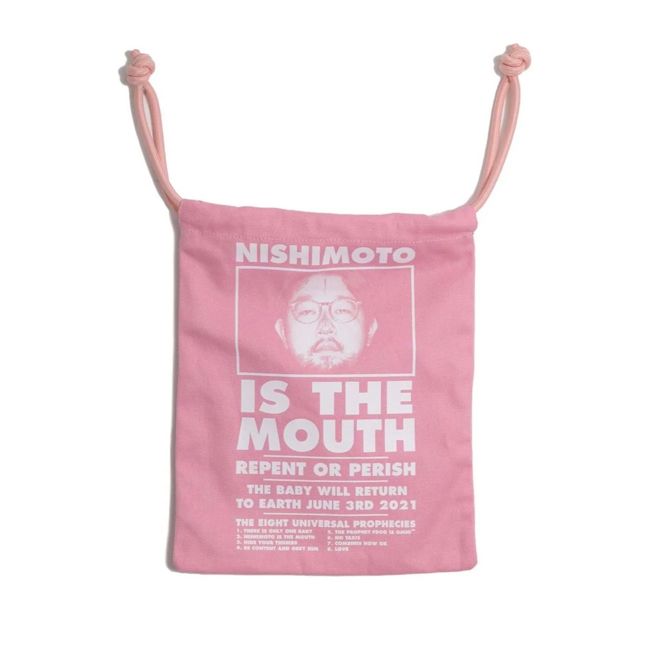 【残り一点】Big Drawstring Bag(PINK)