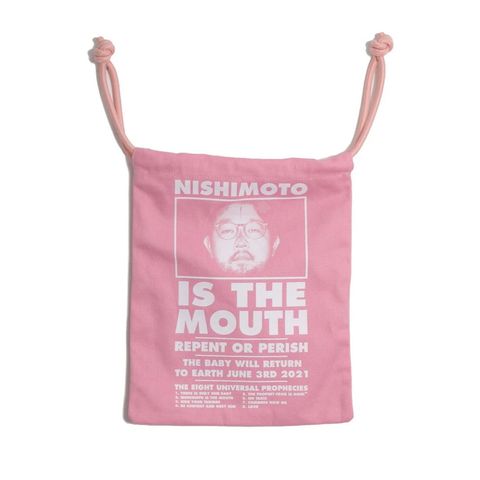 【残り一点】Big Drawstring Bag(PINK)