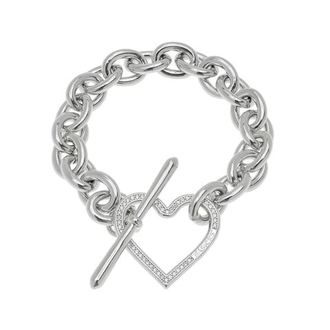 【残り一点】Heart Link Flow Bracelet(SILVER)
