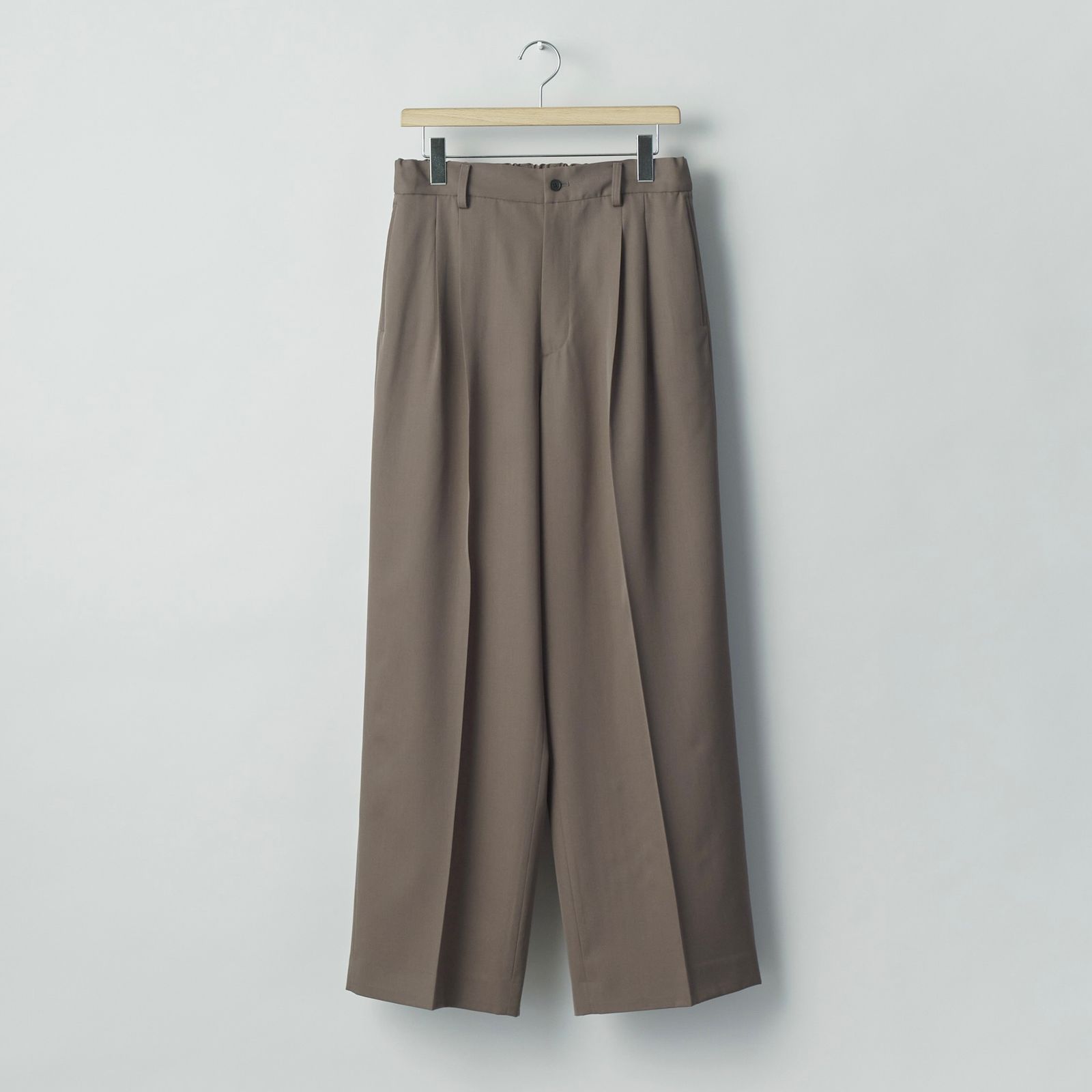 【残り一点】Easy Long Wide Trousers(2/90 WOOL GABARDINE)