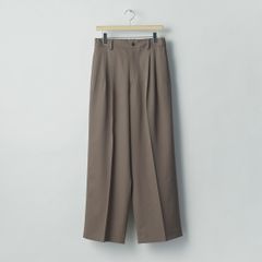 【残り一点】Easy Long Wide Trousers(2/90 WOOL GABARDINE)