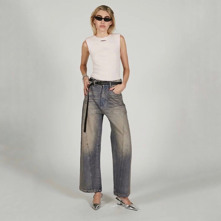 【残り一点】Curved Line Denim