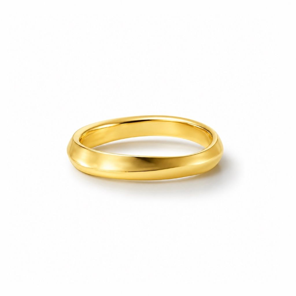 【お取り寄せ注文可能】Wave Ring M(K18 YELLOW GOLD)