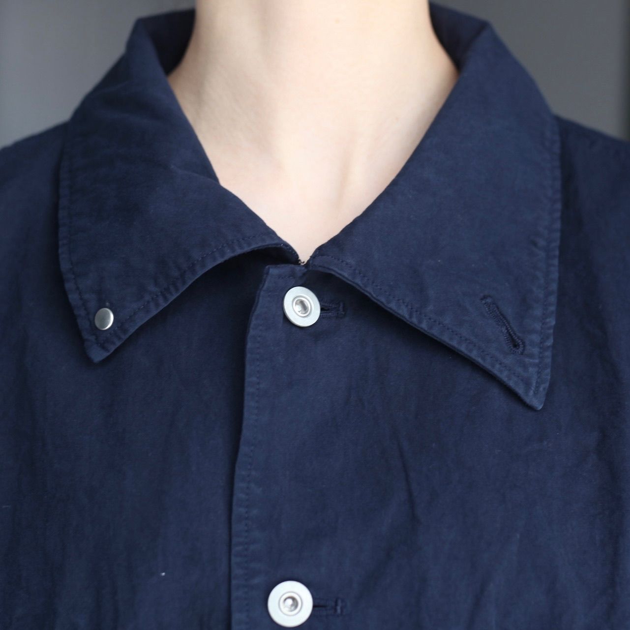 【残り一点】ガーメントダイオーバーサイズハーフコート