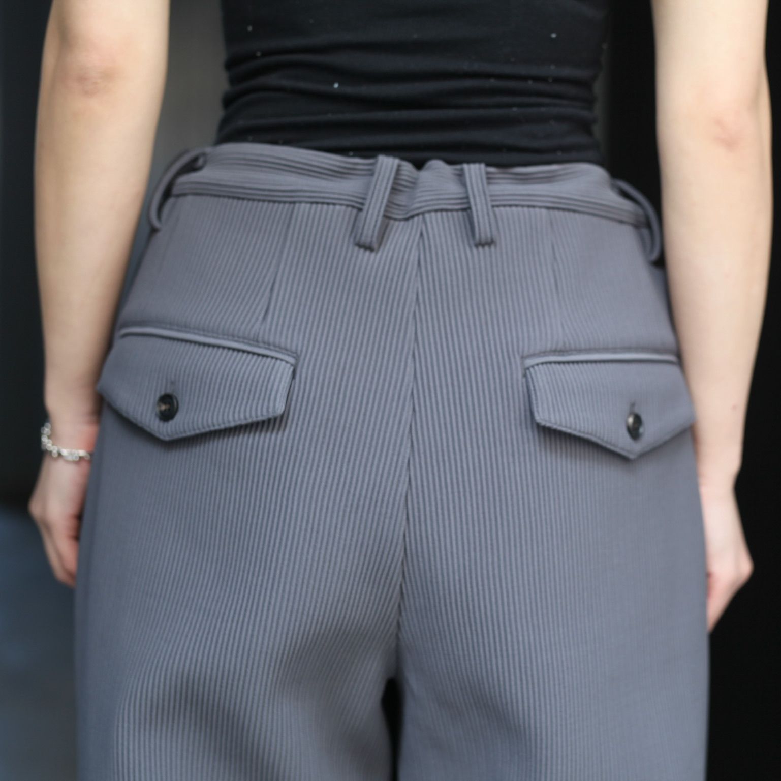 stein - 【残りわずか】Gradation Pleats Two Tuck Trousers | ACRMTSM