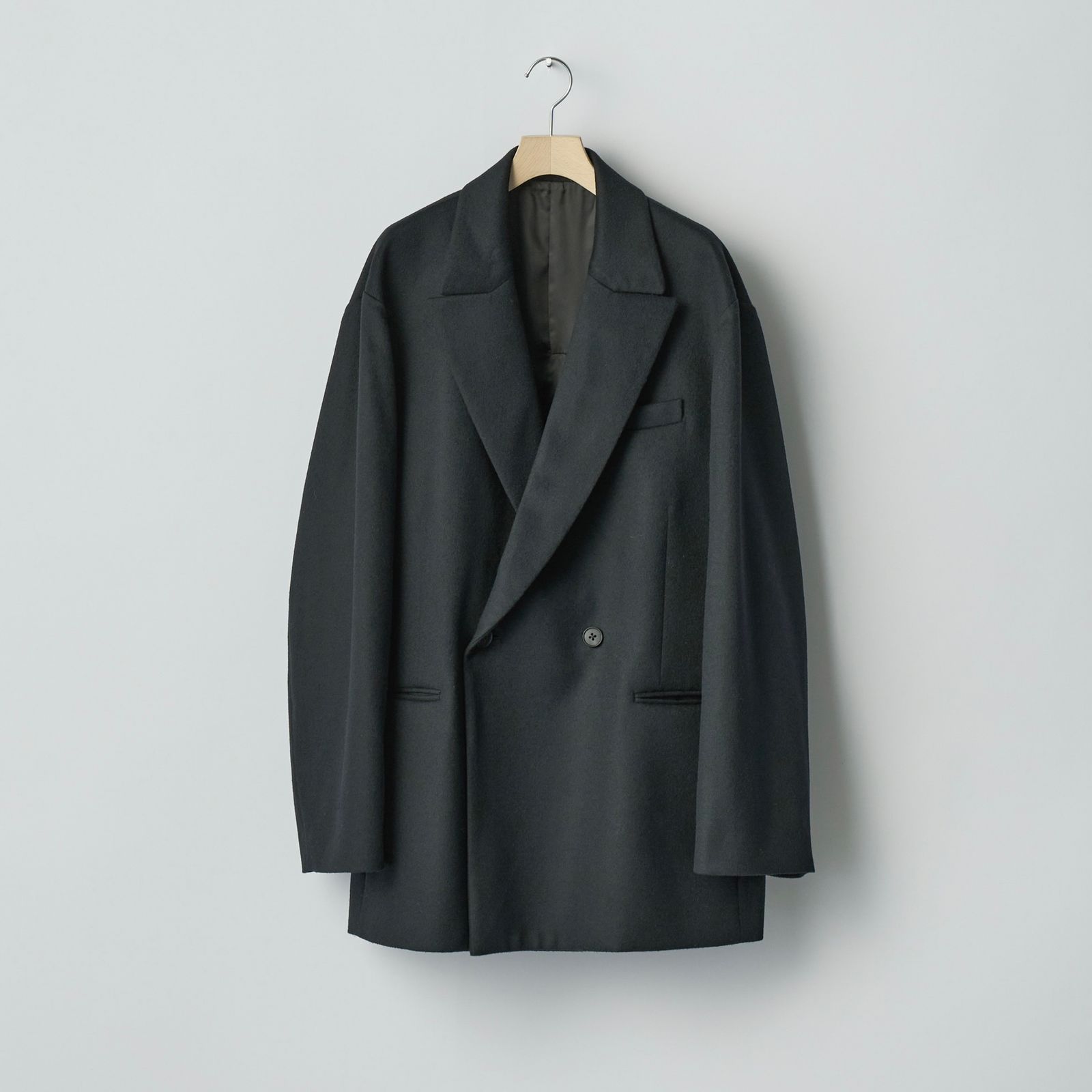 【残り一点】W/CA Beaver Back Slash Peak Lapel Jacket