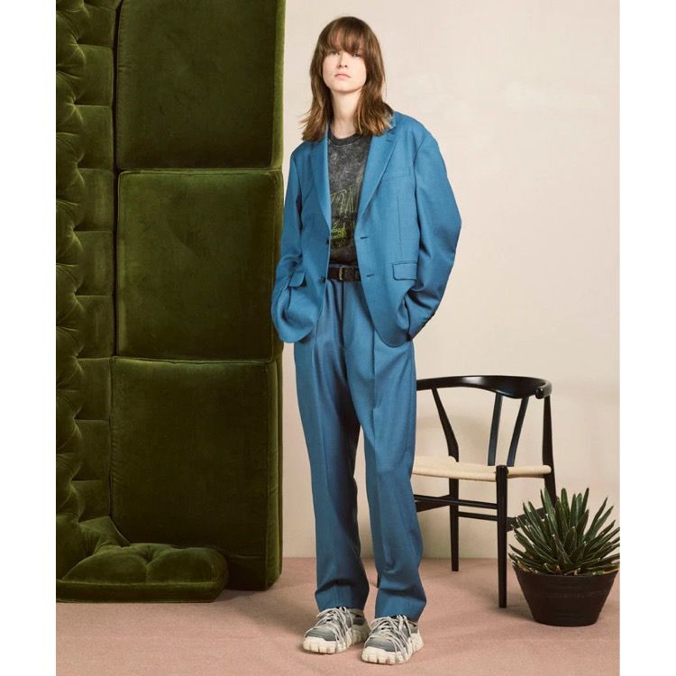 【残り一点】Dry Gabardine Regular-Over Set Up