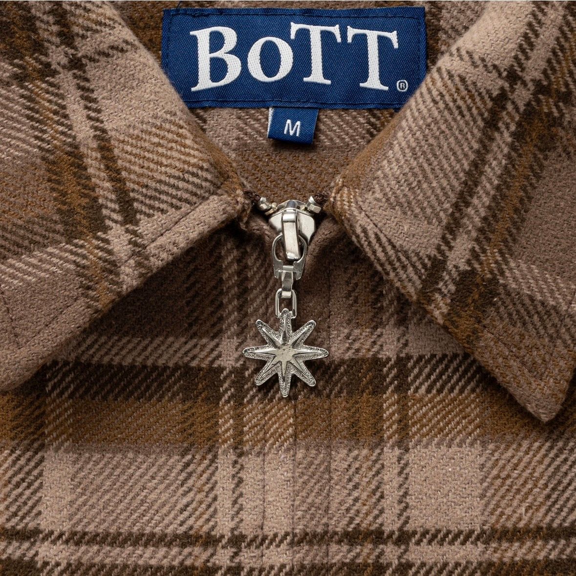 【残り一点】Zip-up Flannel Shirt