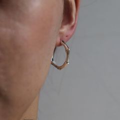 【お取り寄せ注文可能】Crockery Bamboo Pierce_L(SILVER)