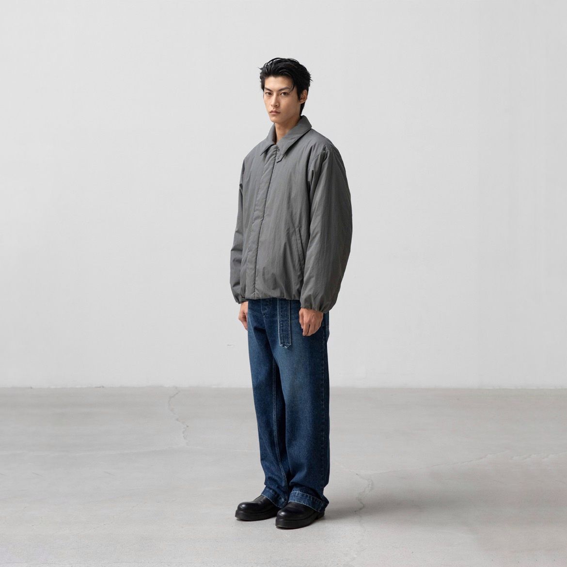 【残り一点】Plenty Belted Denim Slacks