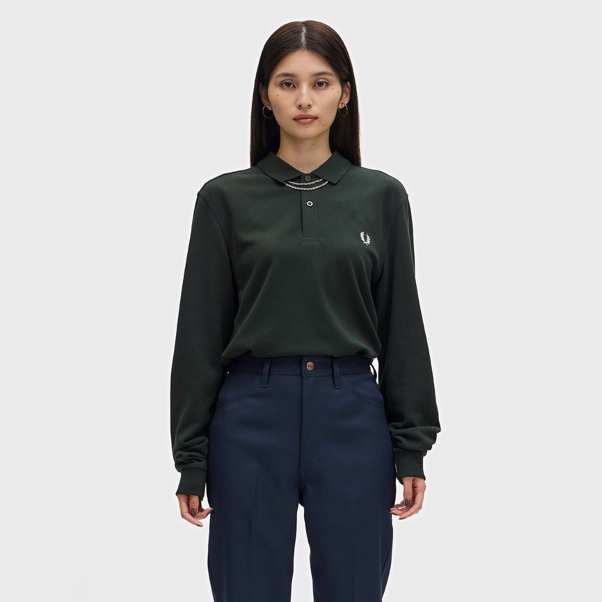 【残り一点】Long Sleeve Fred Perry Shirt