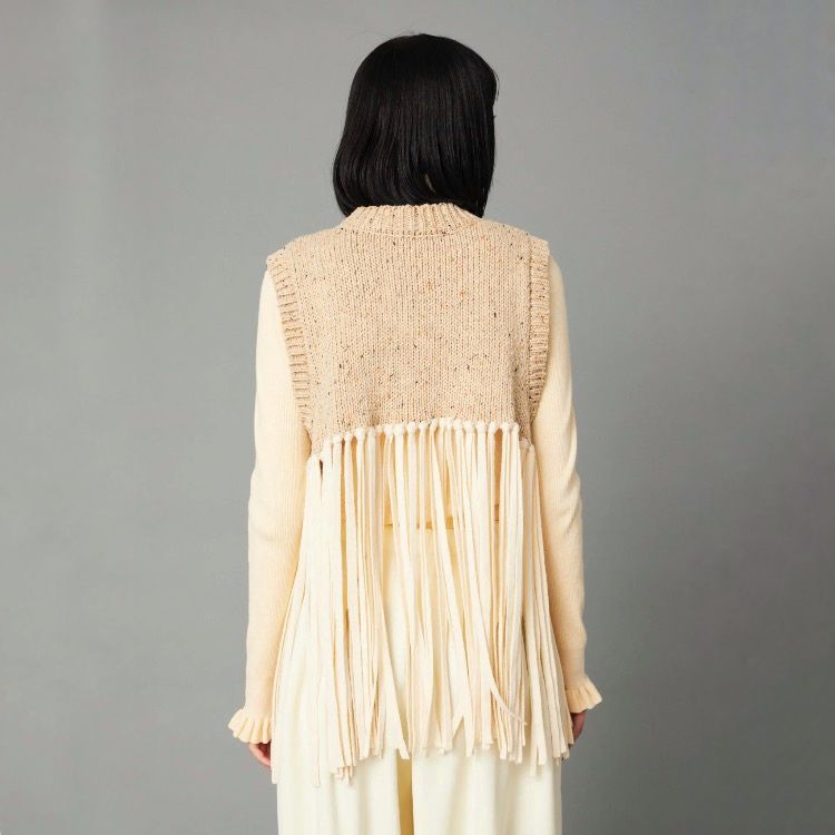 【残り一点】Fringe Knit Vest