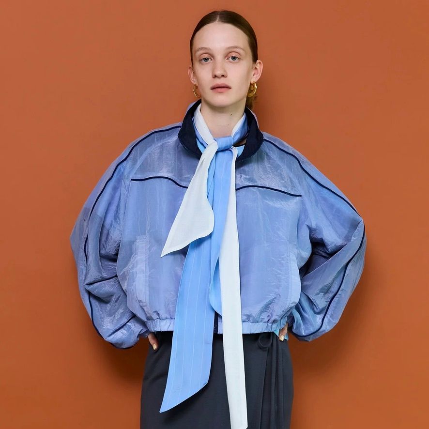 【残り一点】リバーシブルレースブルゾン