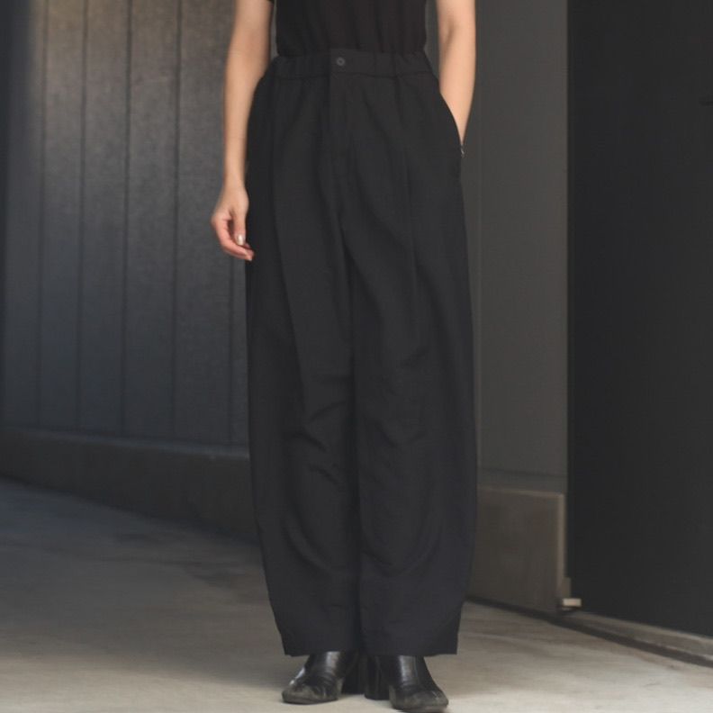 【残り一点】Wool Washi Tropical Wide Easy Pants