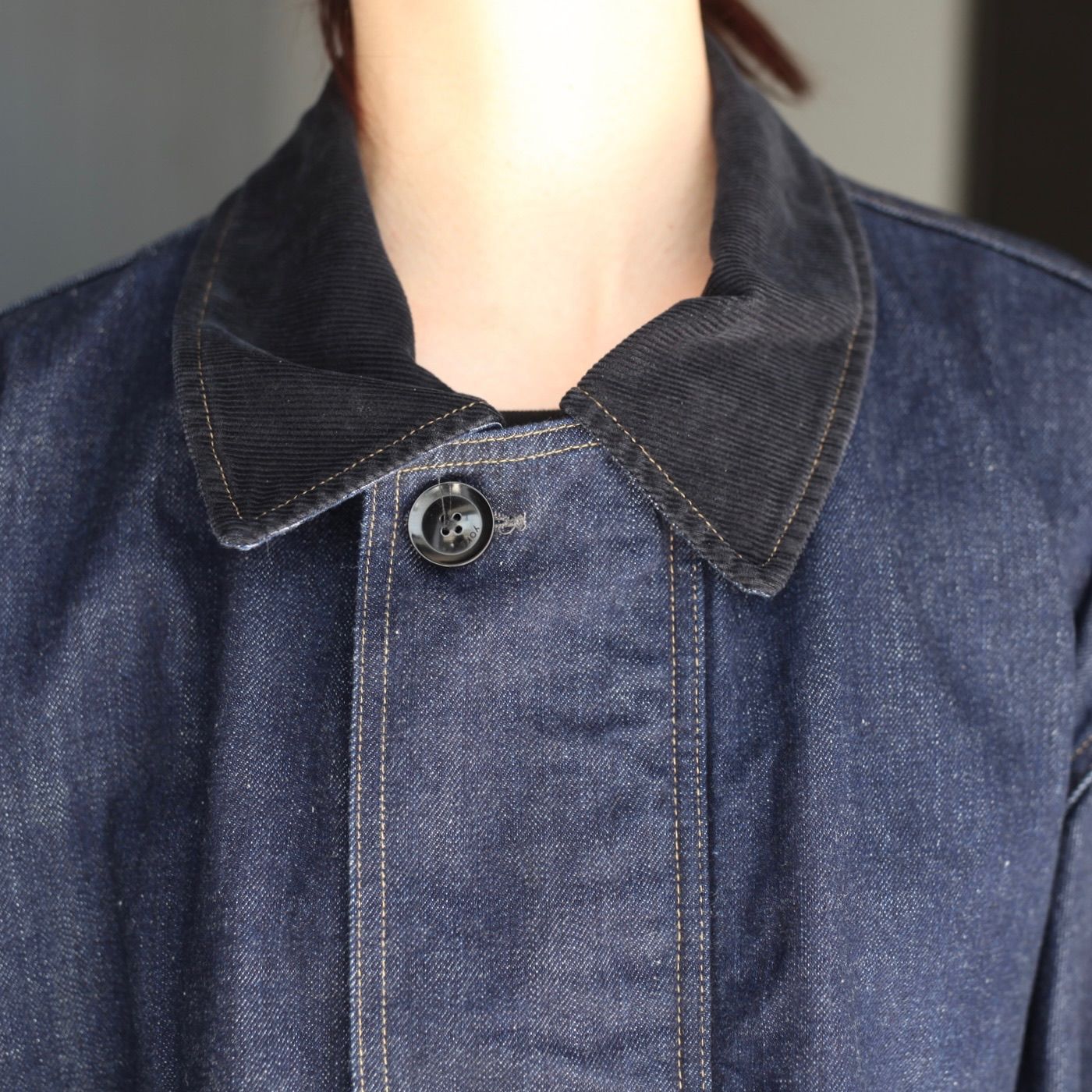 【残り一点】Denim Coverall Half Coat