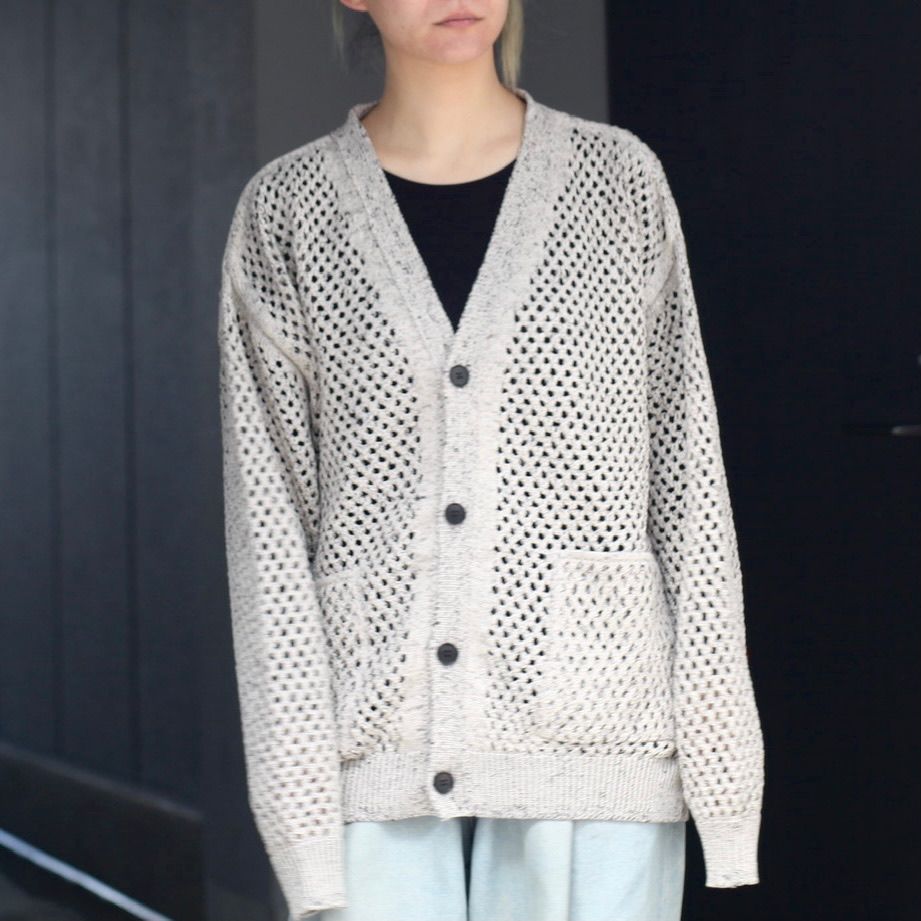 憧れ 【タグ付き新品】YOKE knit Meshed Knit Cardigan 22ss - www