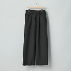 【残りわずか】Double Weave Cotton One Tuck Wide Pants