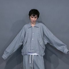 【残り一点】ラグランスリーブデニムブルゾン