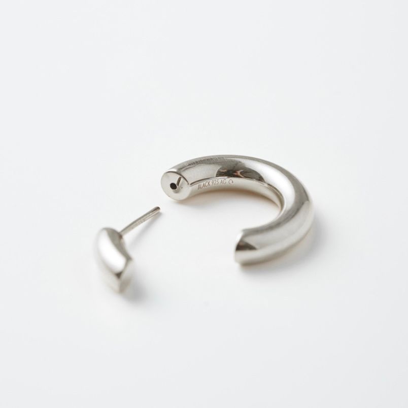 MARIA BLACK - 【残り一点】Closer Apart Hoop 2.5cm(SILVER