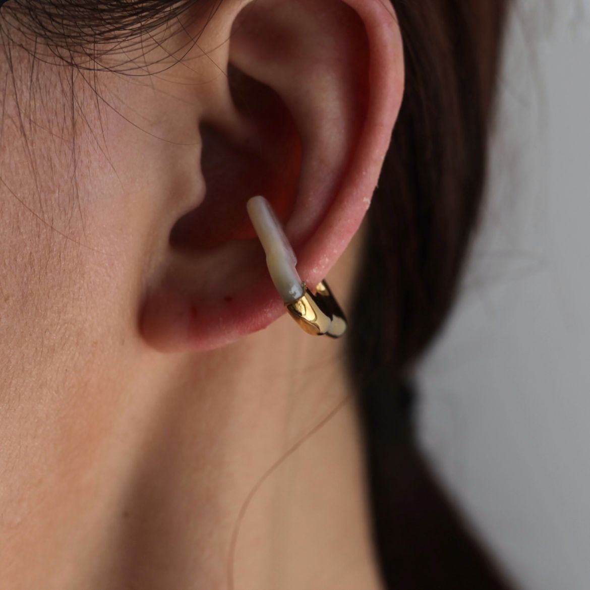 【お取り寄せ注文可能】Rough Heart Ear Cuff