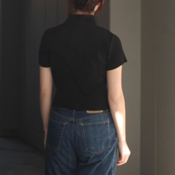 【残り一点】Todo Wave Tiny Top Short Sleeve Highneck