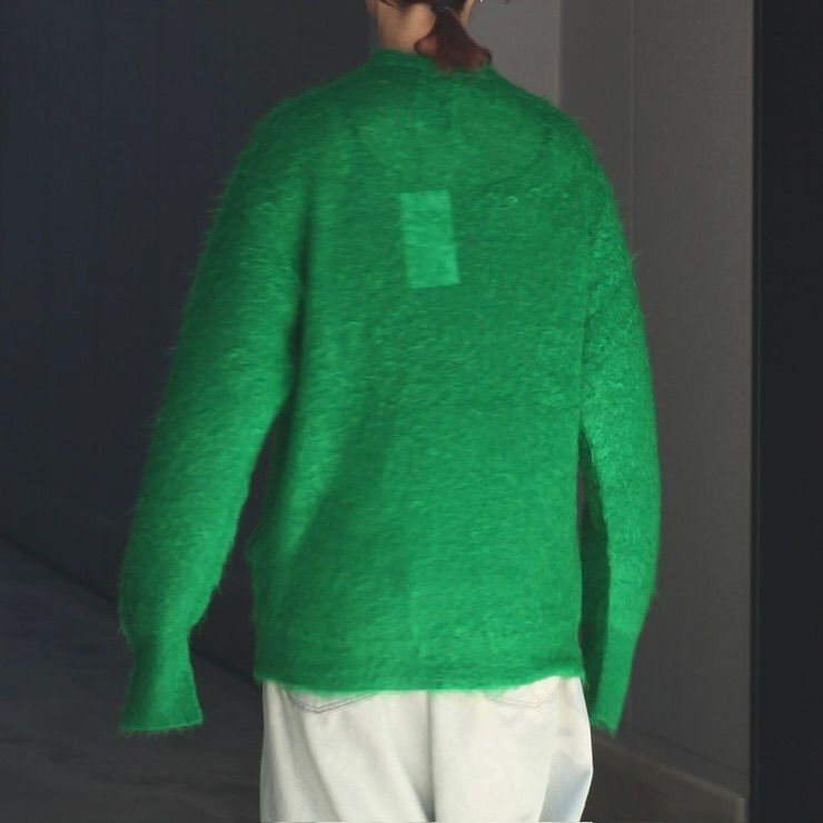 【残り一点】Super Kid Mohair Knit Crew Neck LS