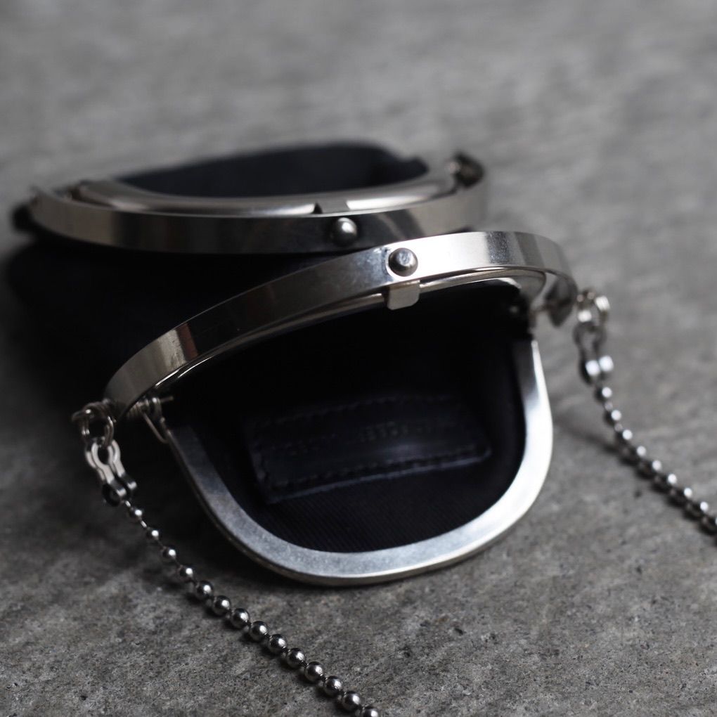 【残り一点】Chain Double Frame Purse(ODD_COW HERRINGBONE)