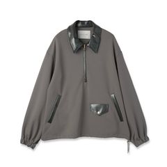 【残り一点】Double Cloth Half Zip Riders Pullover