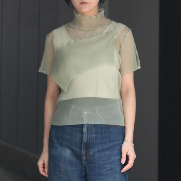 kotohayokozawa - 【残り一点】Layered Sheer Top | ACRMTSM ONLINE STORE