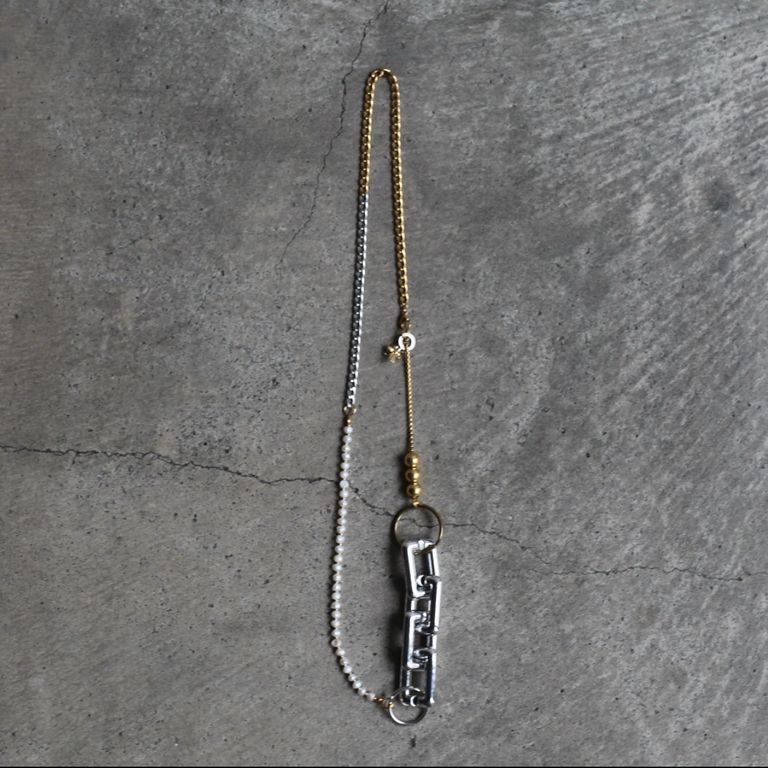 BLESS - 【残り一点】Material Mix Necklace(PEARLS REGULAR 