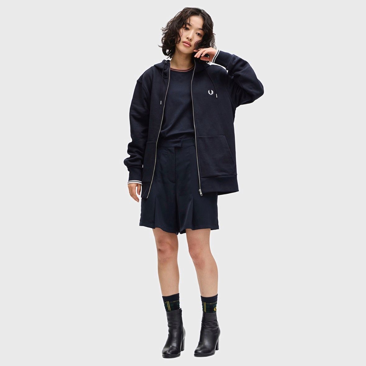 【残り一点】Hooded Zip Through Sweatshirt