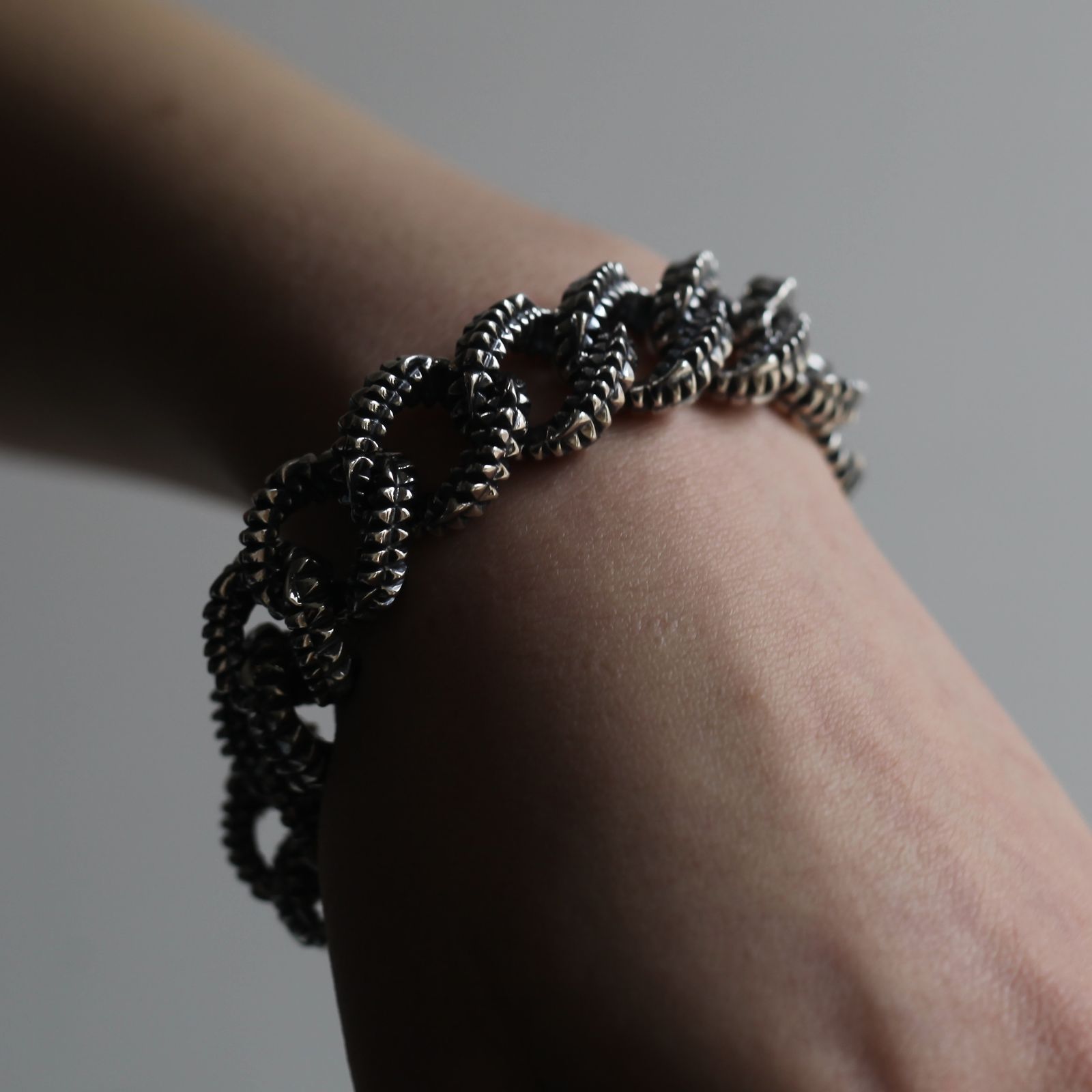 【お取り寄せ注文可能】Cuban Chain Bracelet(SILVER×GOLD)