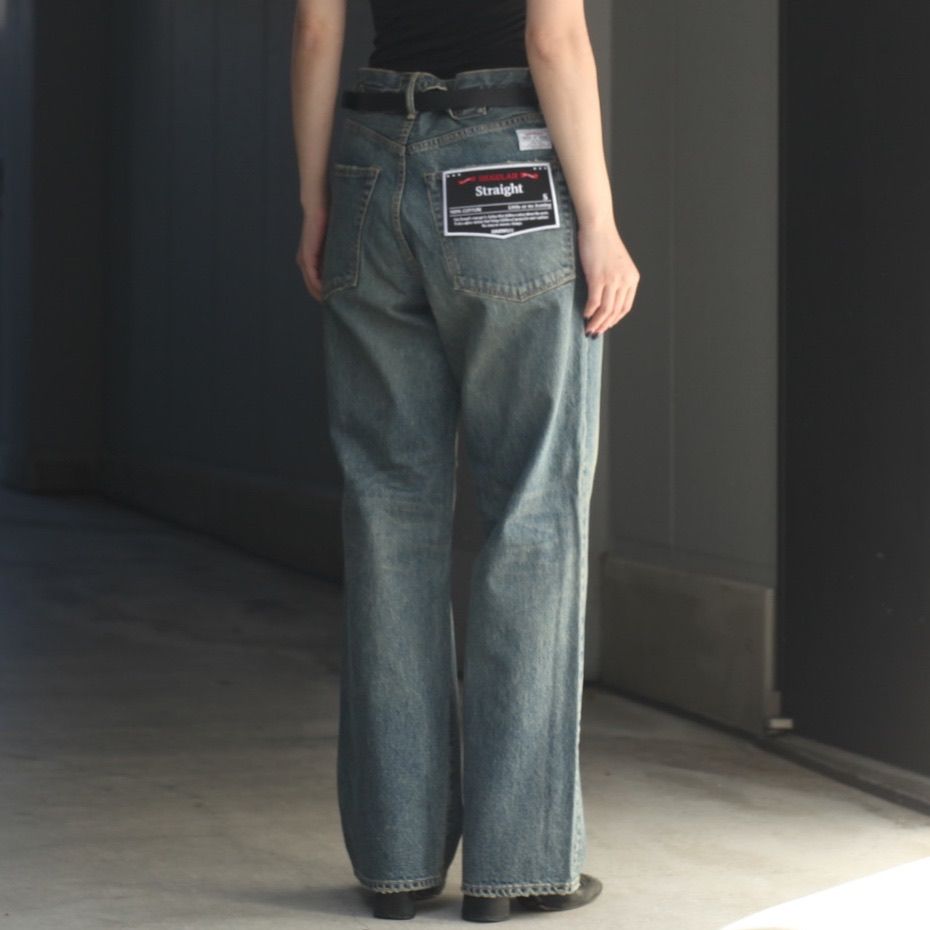 【残りわずか】Straight Vintage Denim Pants