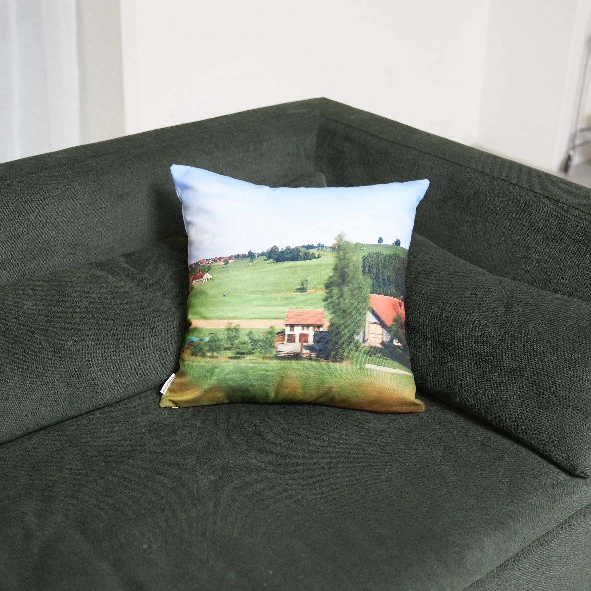 【再販売通知受付可能】Swiss Landscape Cushion Cover