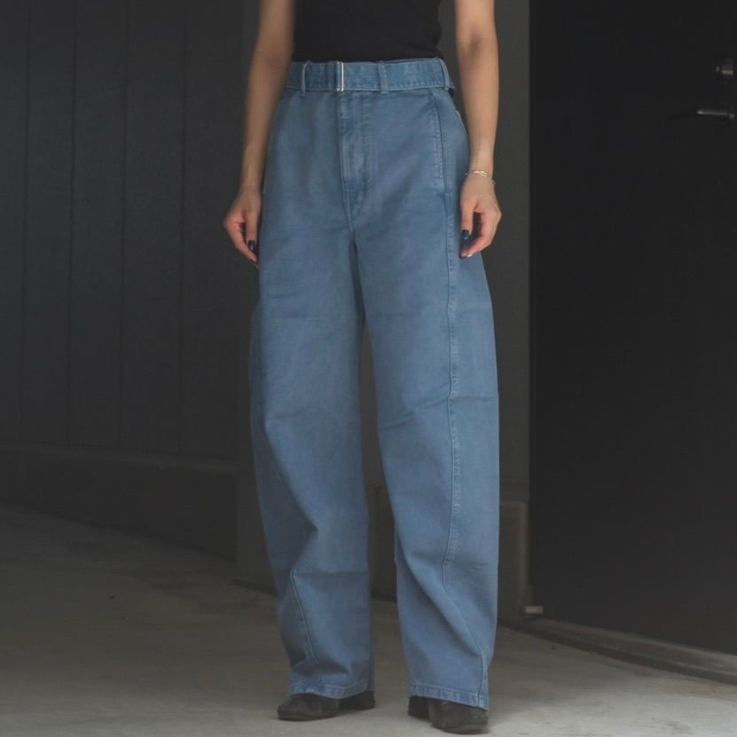 LEMAIRE belted pants S ベルテッドデニムパンツ LEMAIRE - 【残りわずか】Twisted Belted Pants | ACRMTSM
