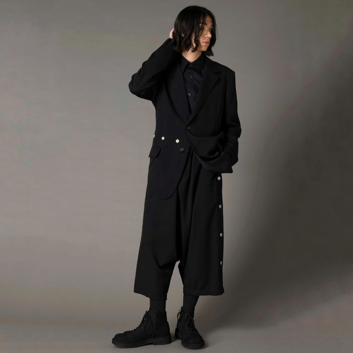 【残り一点】アイレットサルエルパンツ