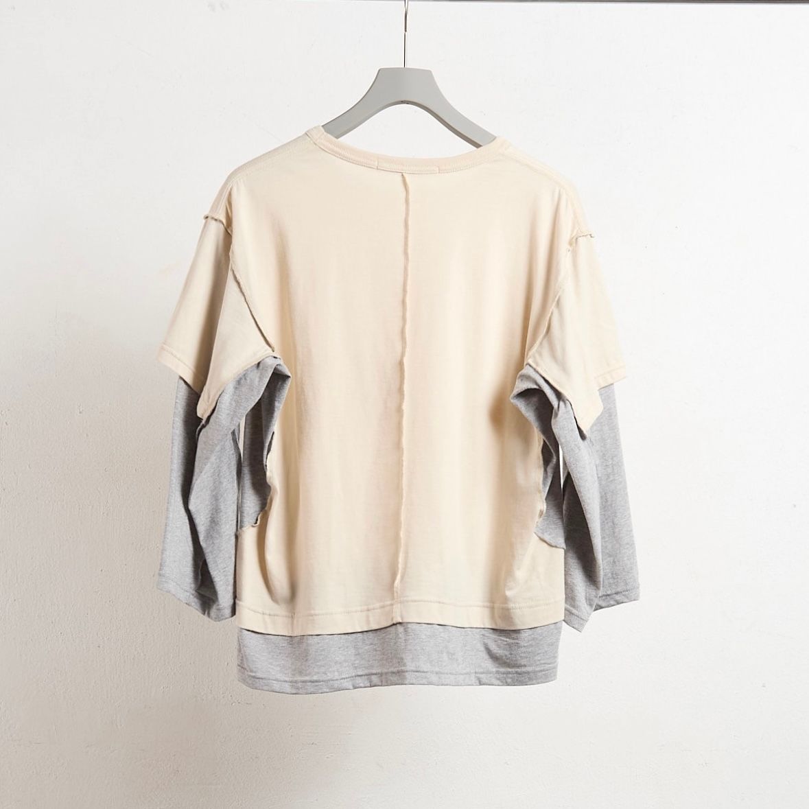 【残り一点】Double Layered 3/4 Sleeve T-Shirt