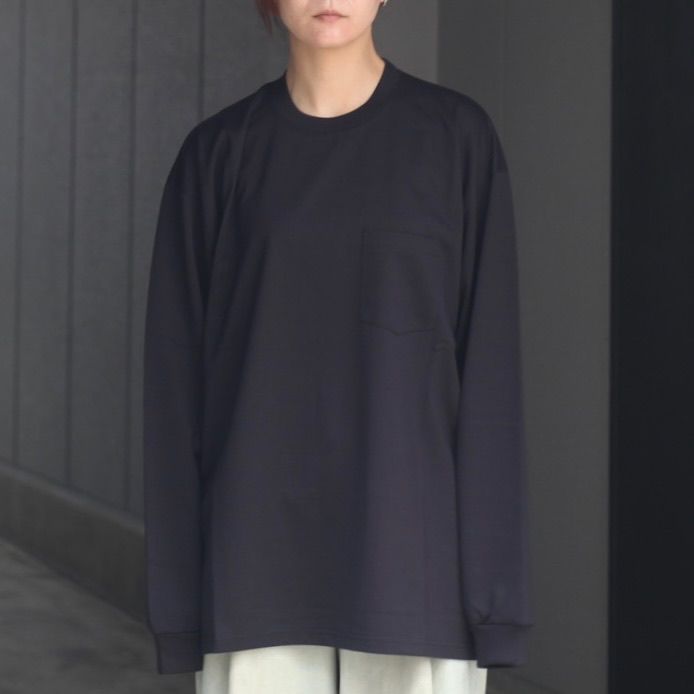 【残りわずか】Oversized Long Sleeve Pocket Tee