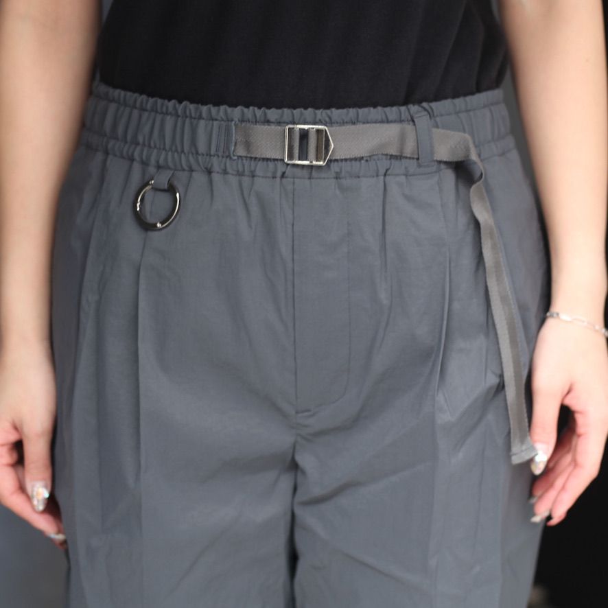 【残り一点】Wide Tailored Pants(QUINN_NYLON)