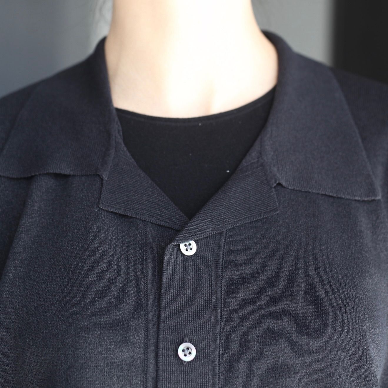 【残りわずか】Washi Open Collar S/S Shirt