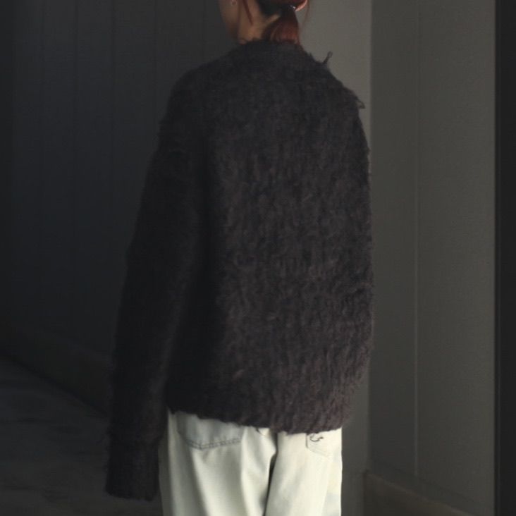 【残り一点】3Color Mix Mohair Cardigan