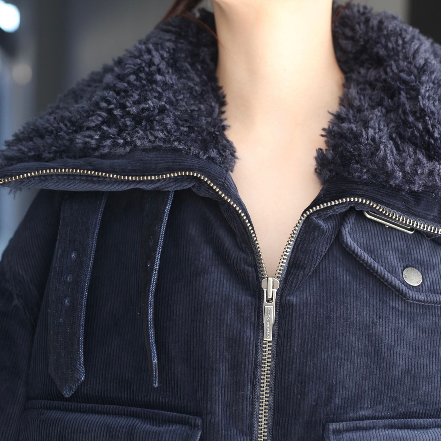 【残り一点】Corduroy Notched Lapel Utility Jacket