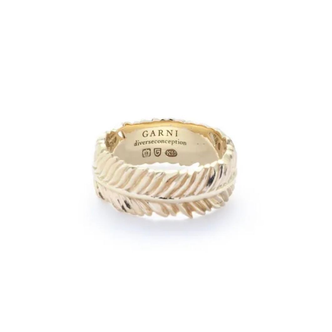 【お取り寄せ注文可能】Eagle Feather Ring S(K10 YELLOW GOLD)