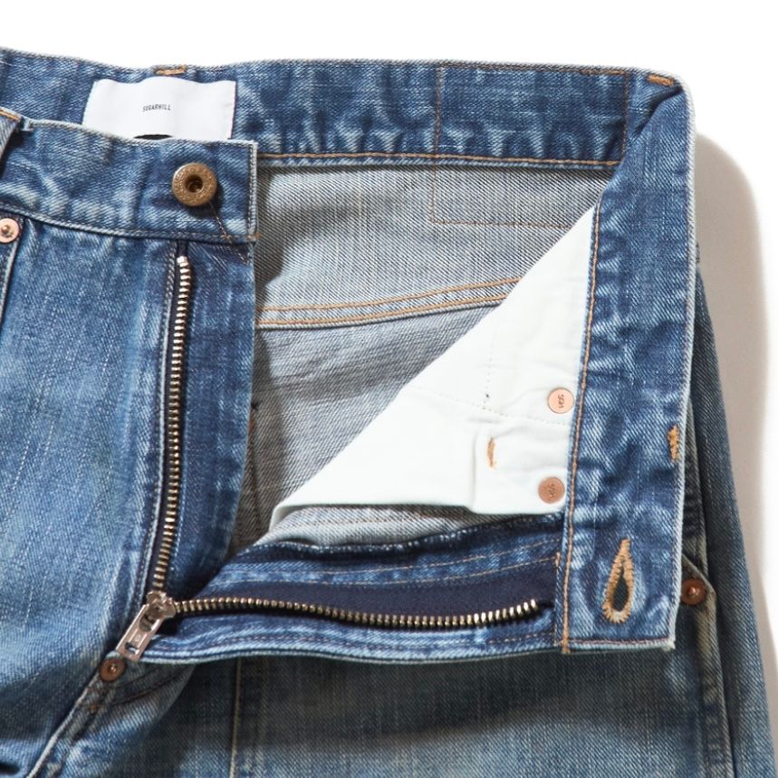 【残り一点】Faded Modern Denim Pants Double Knee