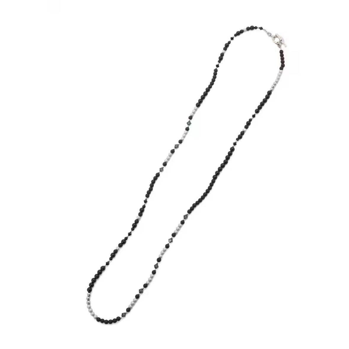 【残り一点】ビーズネックレス(BLACK)