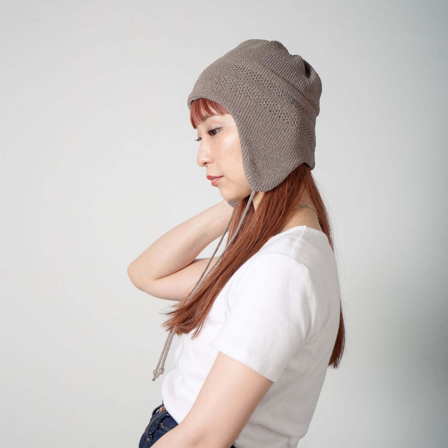 【残り一点】Summer Ear Knit Cap