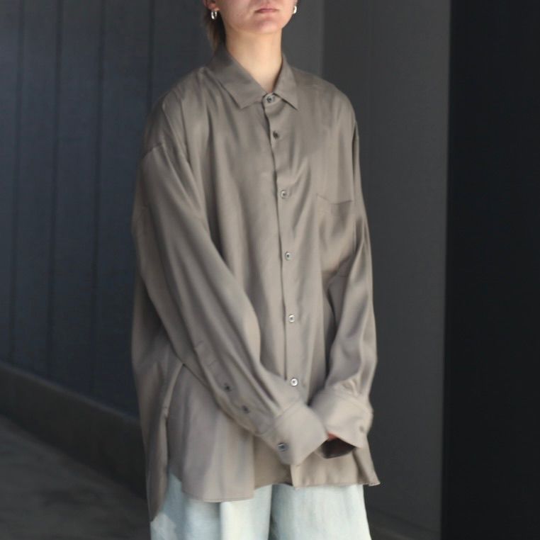 stein - 【残りわずか】Oversized Cupro LS Shirt | ACRMTSM ONLINE STORE