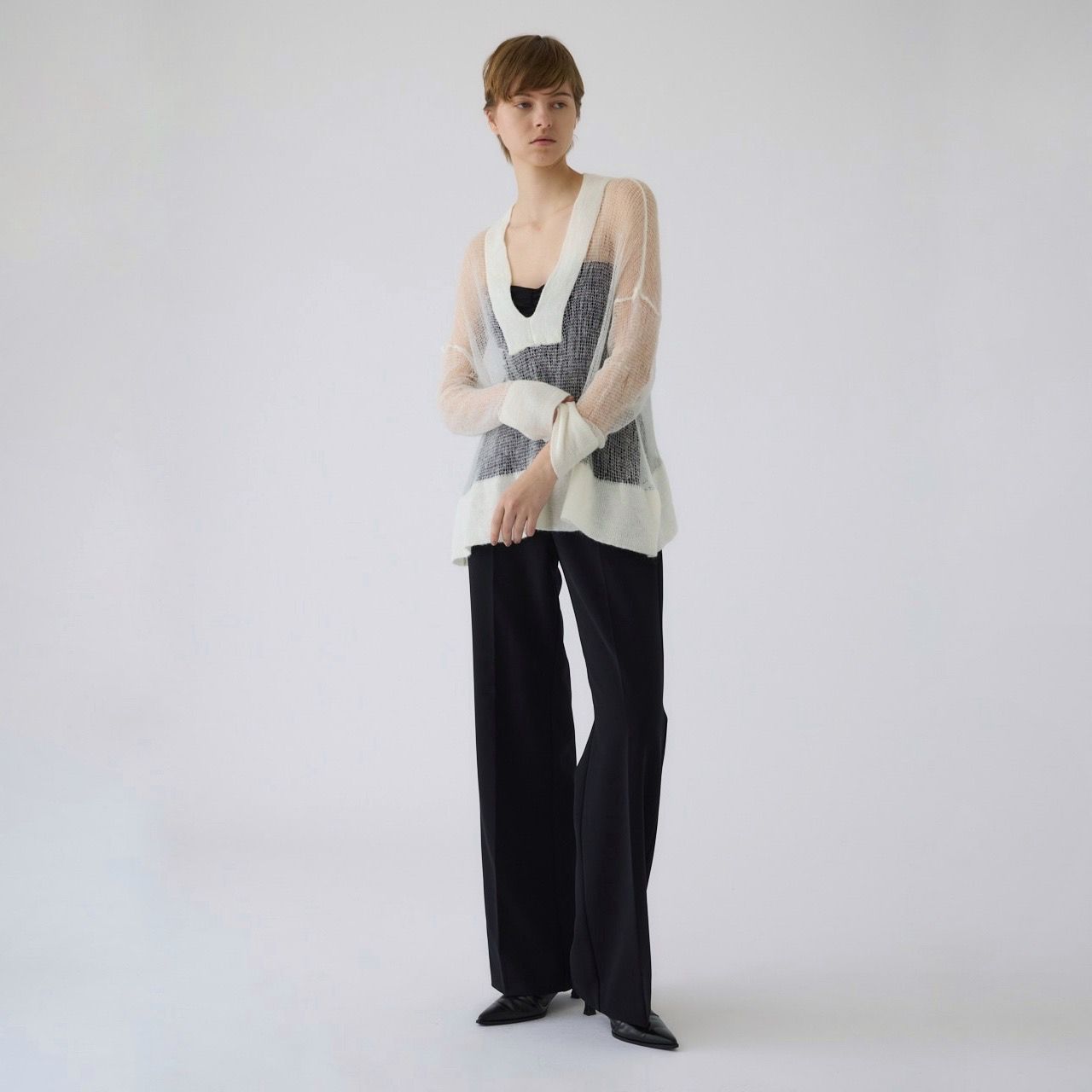 【残り一点】Super Low Gauge Mohair Mix Knit